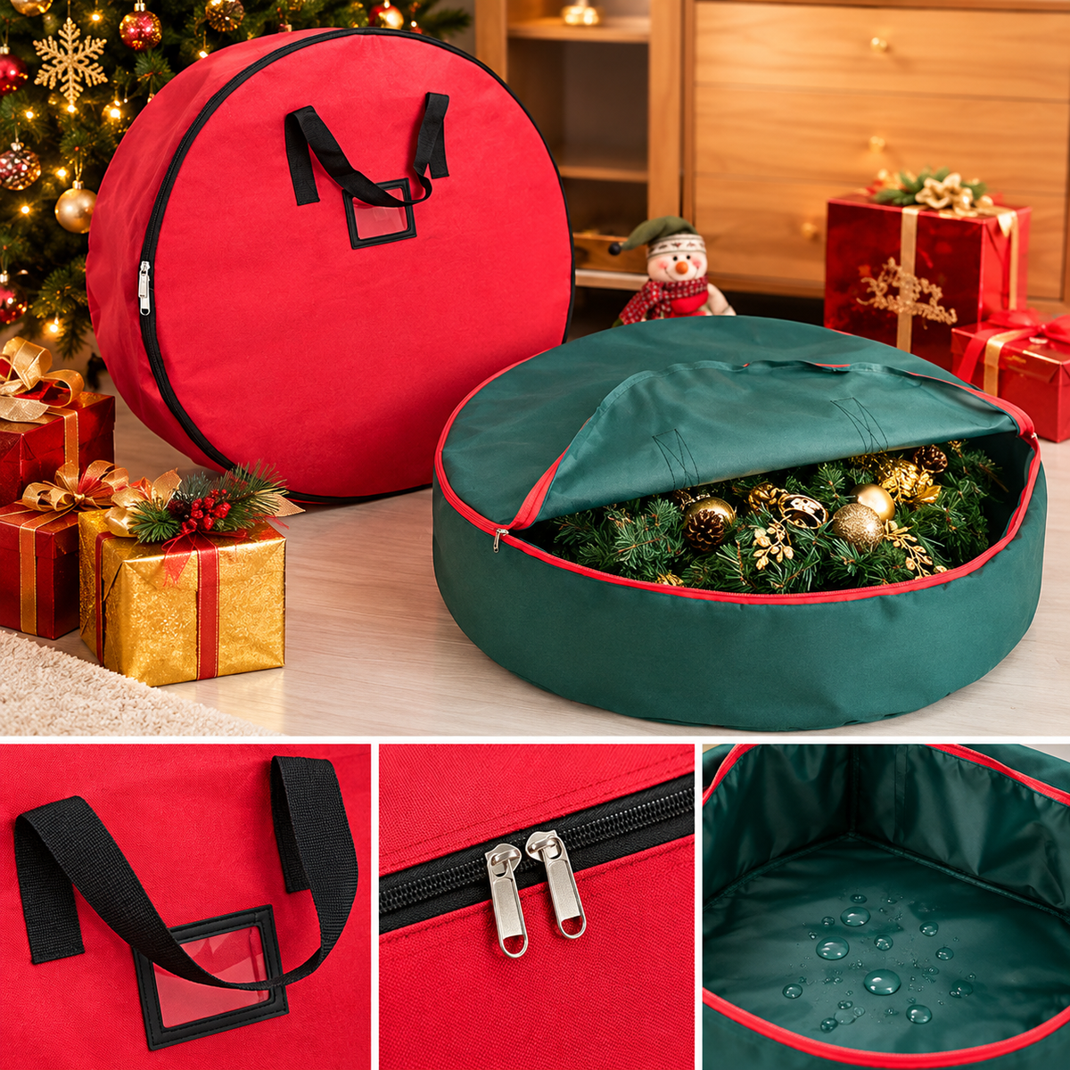 Velmmont Noël — Bolsa de Almacenaje para Árbol y Coronas
