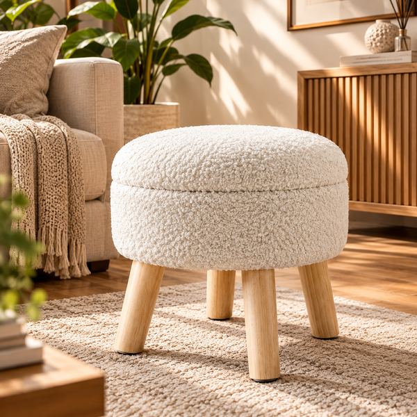 ✨ VELMMONT ÉCLAT™ | Puff de Almacenamiento Luxury