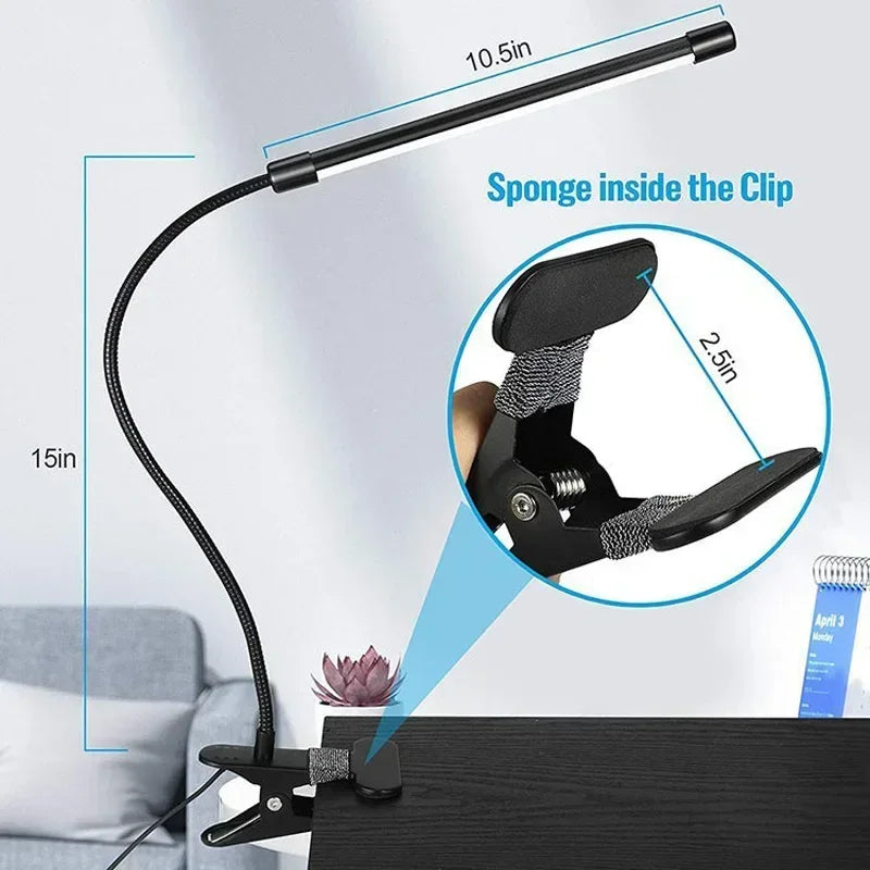 Velmmont Clip — Lámpara LED con Pinza