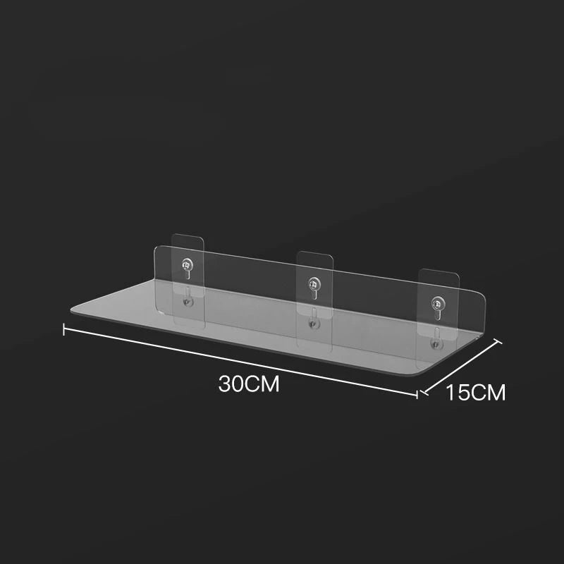 Velmmont CrystalShelf — Estante Acrílico Flotante