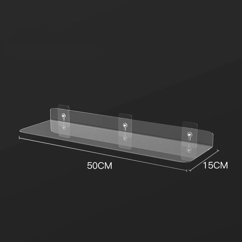 Velmmont CrystalShelf — Estante Acrílico Flotante
