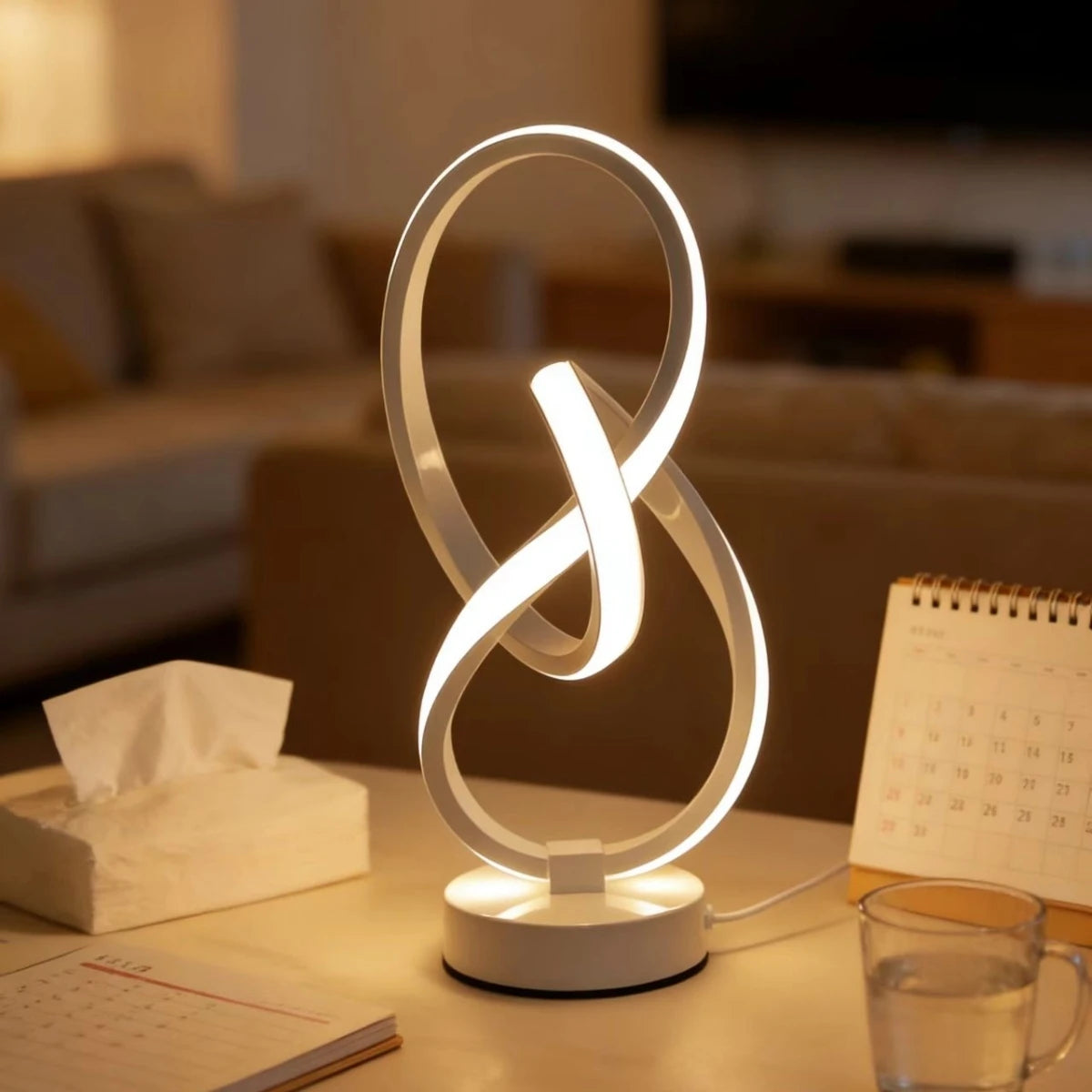 Velmmont LumiTouch — Lámpara de Mesa Inalámbrica