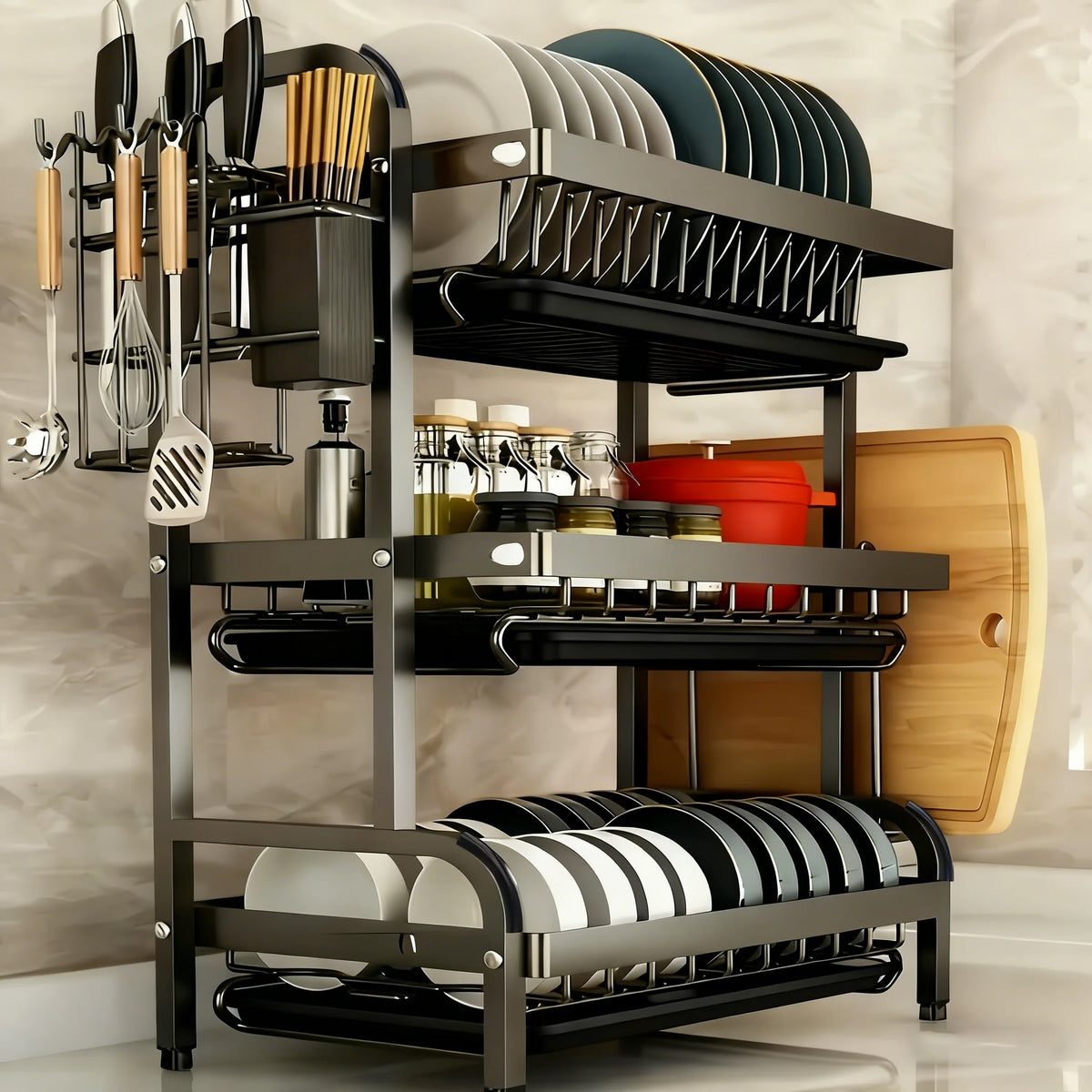 Velmmont SpaceRack — Escurreplatos Vertical
